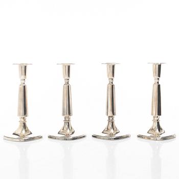 Tore Eldh, ljusstakar, 4 st, silver, Alton, Falköping.