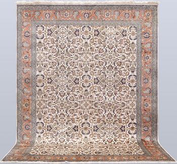 Carpet, Silk Kashmir, 337 x 242 cm.