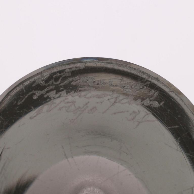 KAJ FRANCK, VAS, glas, signerad Kaj Franck Nuutajärvi Notsjö -57.