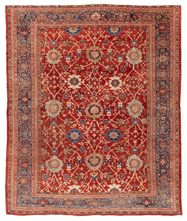 An antique Ziegler carpet, Sultanabad area. c. 401 x 337.5 cm.