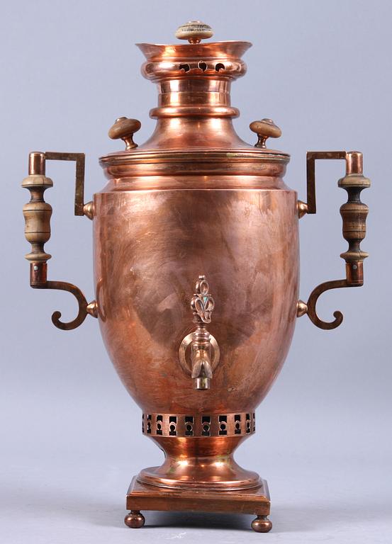 SAMOVAR, koppar, troligen Ryssland.