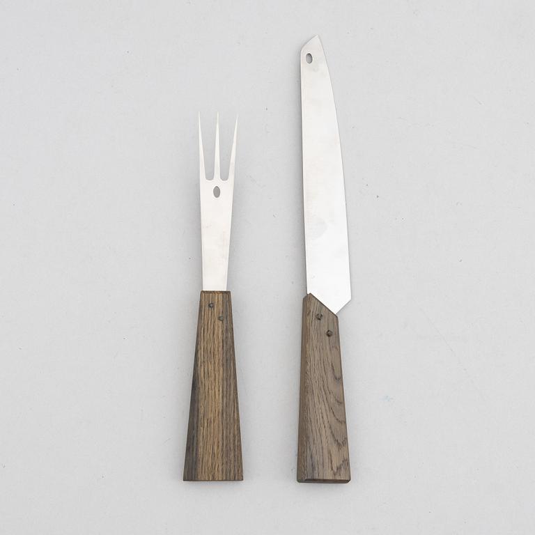 Tapio Wirkkala, carving cutlery, special edition of "Finnpoint" by the manufacturer Hackman/Sorsakoski, 1623/1960s.