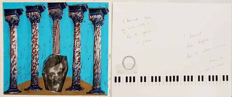 Homage to Arthur Köpcke, portfolio with 18 graphic sheets.