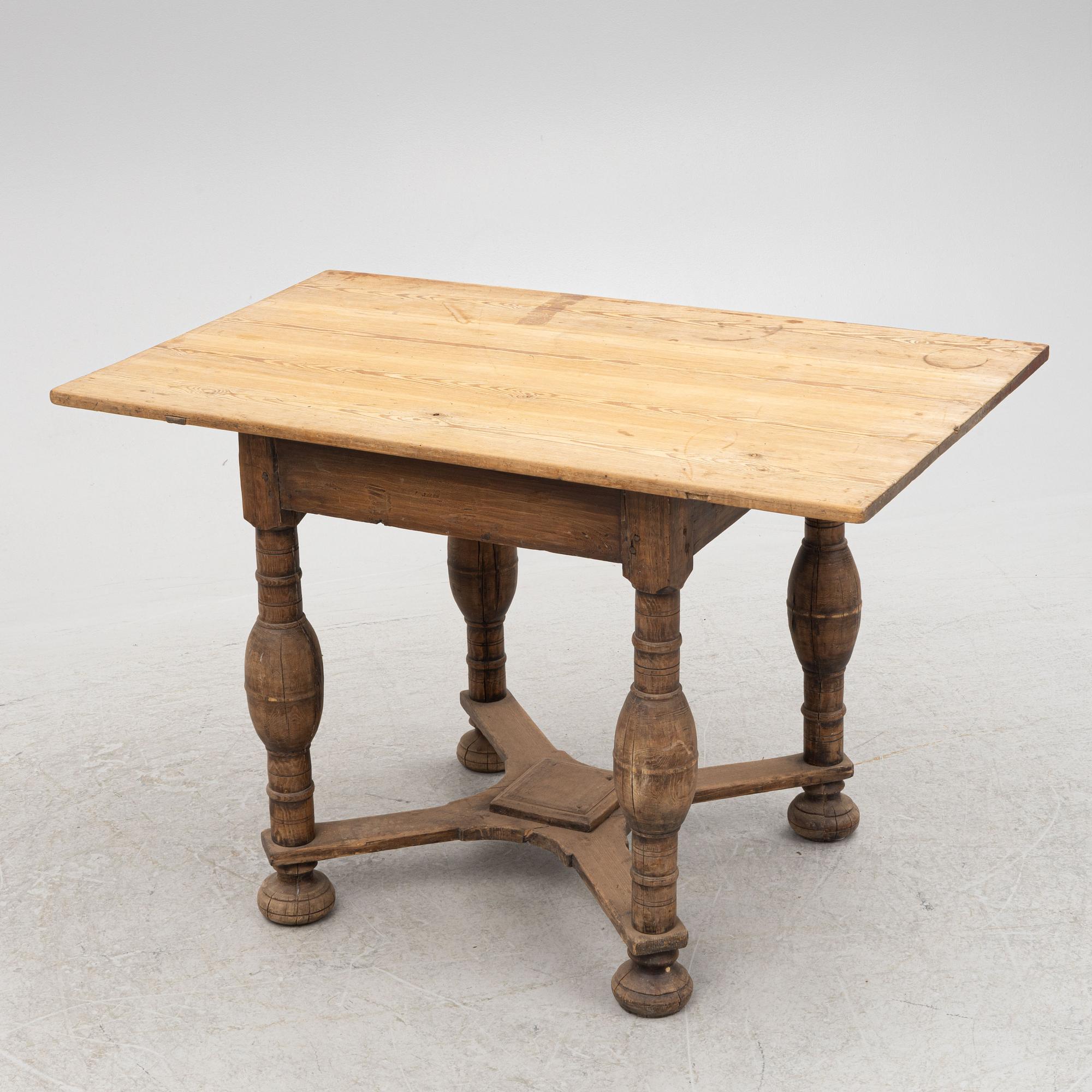 A Baroque table, 18th Century.