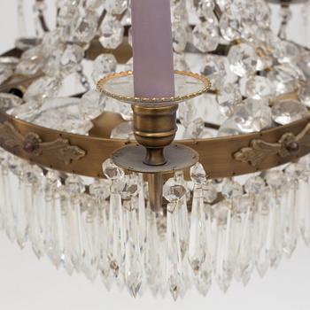 Chandelier, Gustavian style, 20th Century.