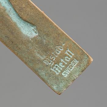 KRUCIFIX, Ystad metall. 1900-tal.