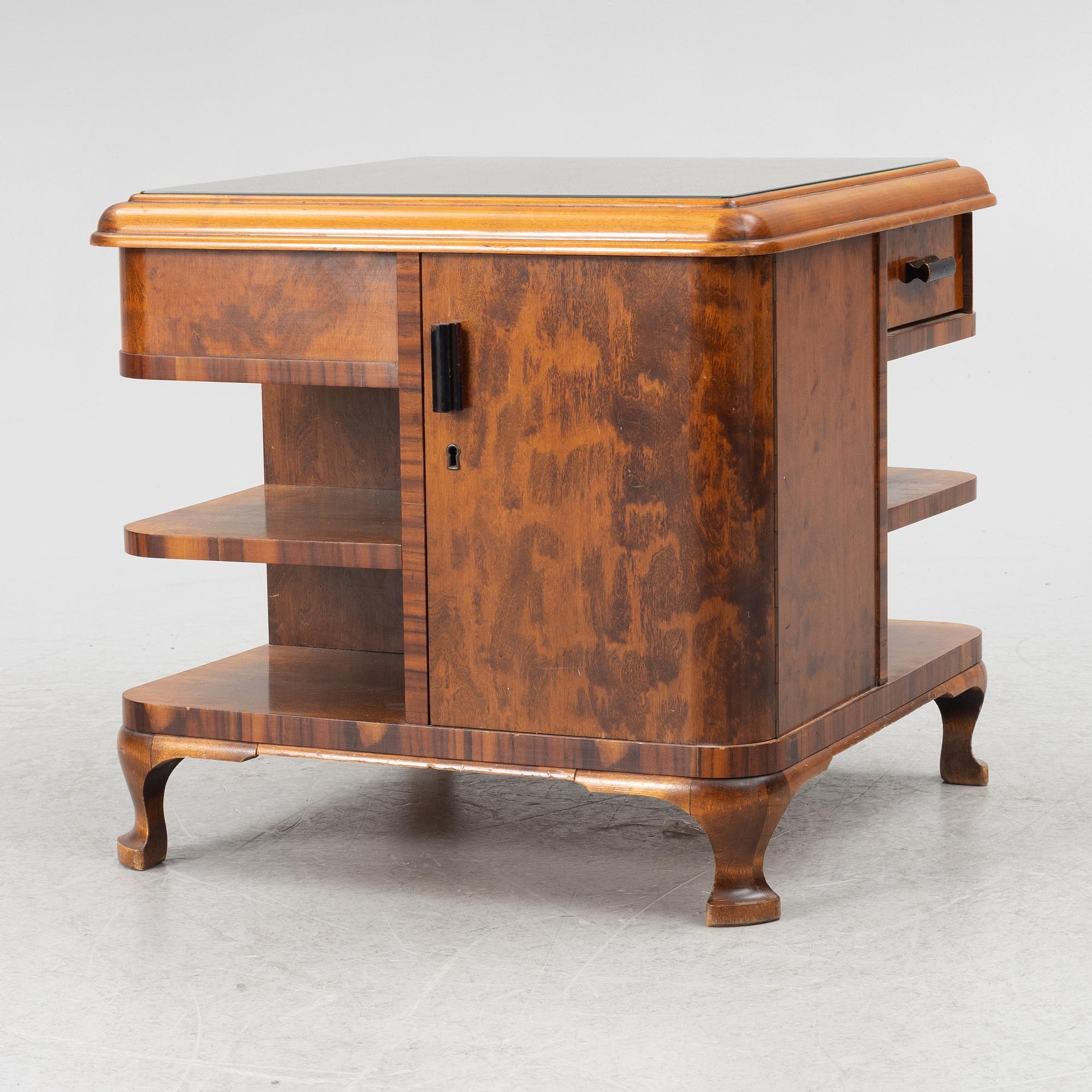 Smoking table, Art Deco, 1930s.