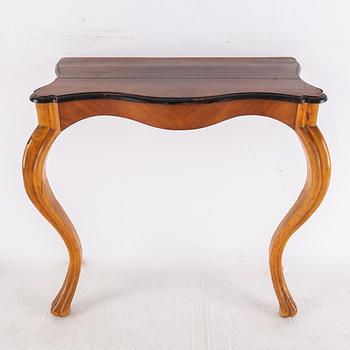 Spegel med konsolbord, 1800-talets slut.