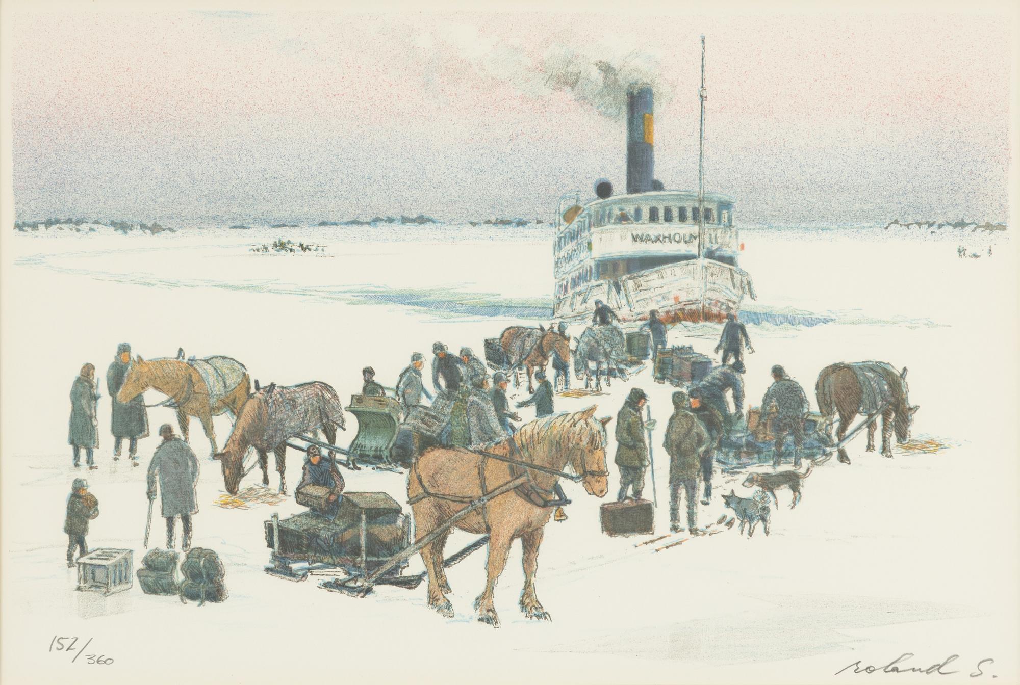 Roland Svensson, "Möte på isen".