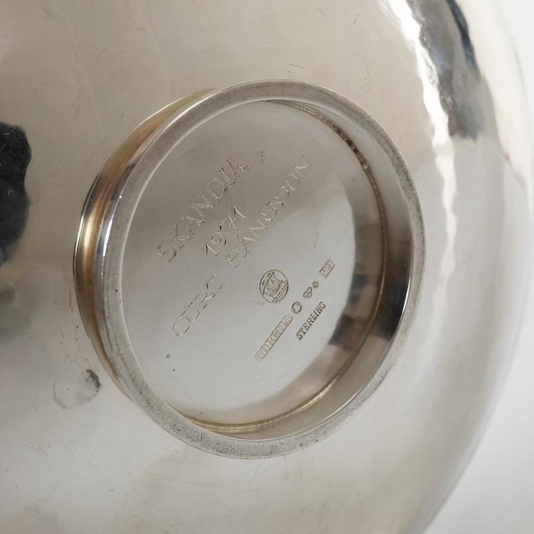 Atelier Borgila, a sterling silver bowl, Stockholm, 1971.