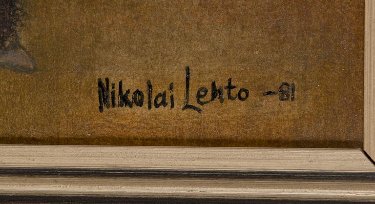 Nikolai Lehto, Mamma och tre barn.