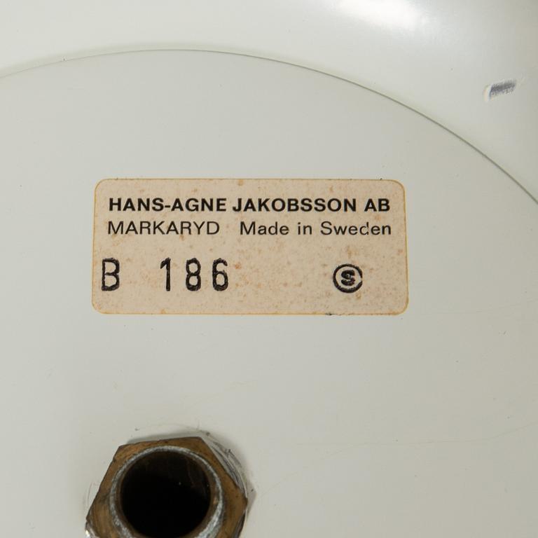 Hans-Agne Jakobsson, bordslampa, modell "B186", Markaryd, 1970-tal.
