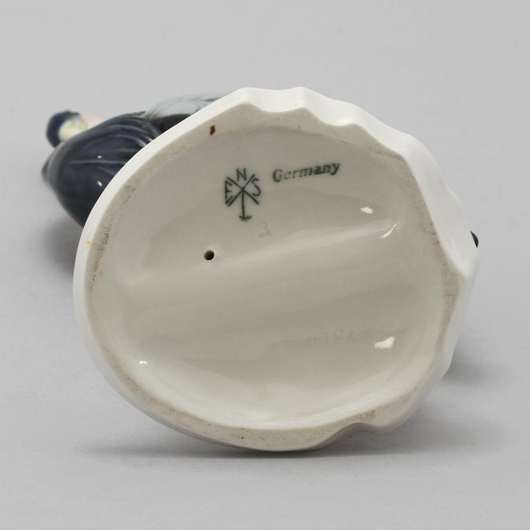 FIGURINER, 2 st, porslin, Ens, Tyskland, 1900-tal.