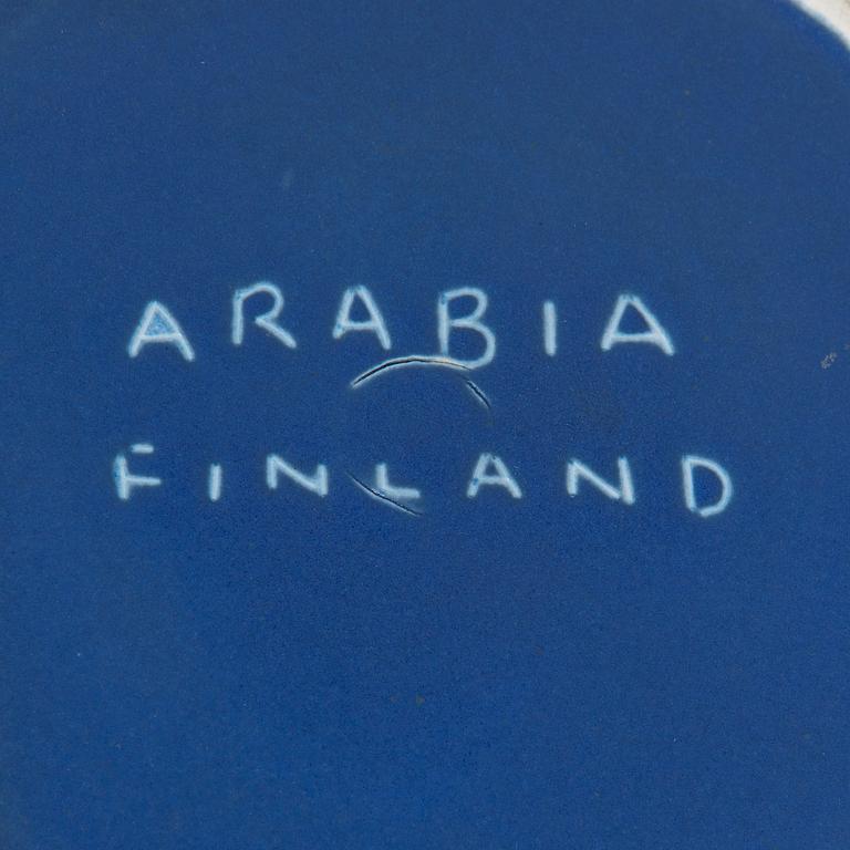 A mid-20th century ceramic floor vase, Arabia Finland.