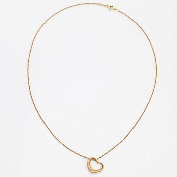 Tiffany & Co, Elsa Peretti, halsband, "Open Heart", 18K guld.