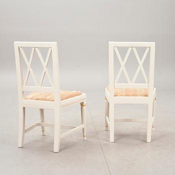STOLAR, ett par, gustaviansk stil, 1800-tal.
