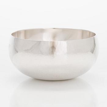 Tapio Wirkkala, ETYK-bowl, silver, model TW 445, Kultakeskus, Hämeenlinna 1977.