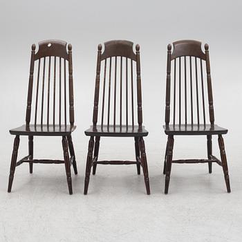 Three Chairs, model Nesto A10, Nesto, Nässjö Stolfabrik.