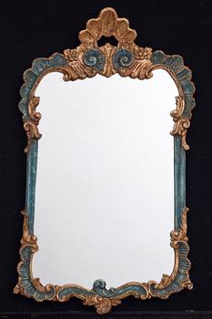 An mid 20th century mirror from Paoletti, Firenze Italy.