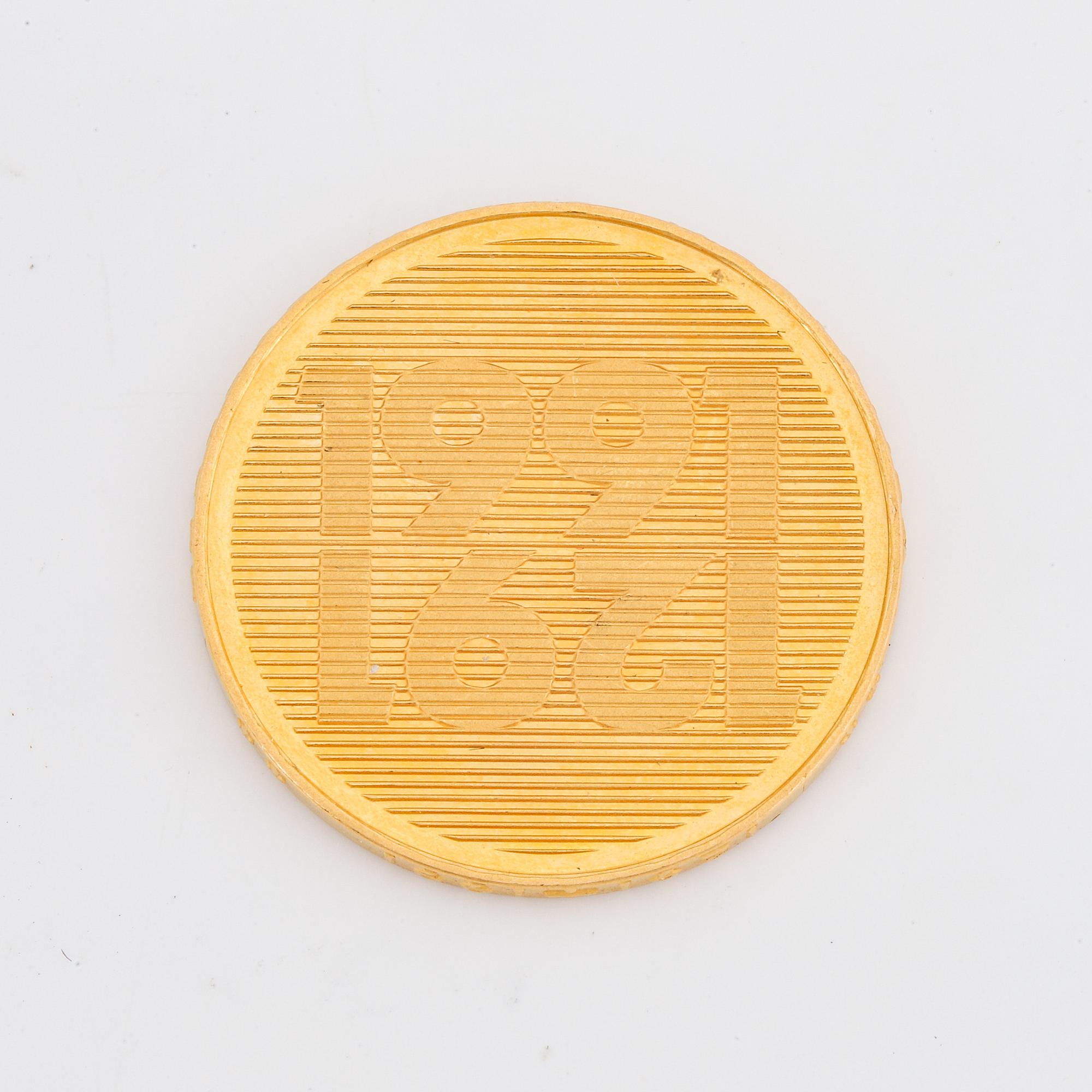 Goldcoin, Confoederatio Helvetica 1291-1991, 250 Fr.