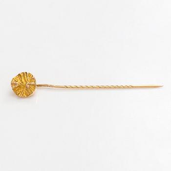 Björn Weckström, kråsnål, "Trollhjulen", 14K guld, Lapponia 1973.