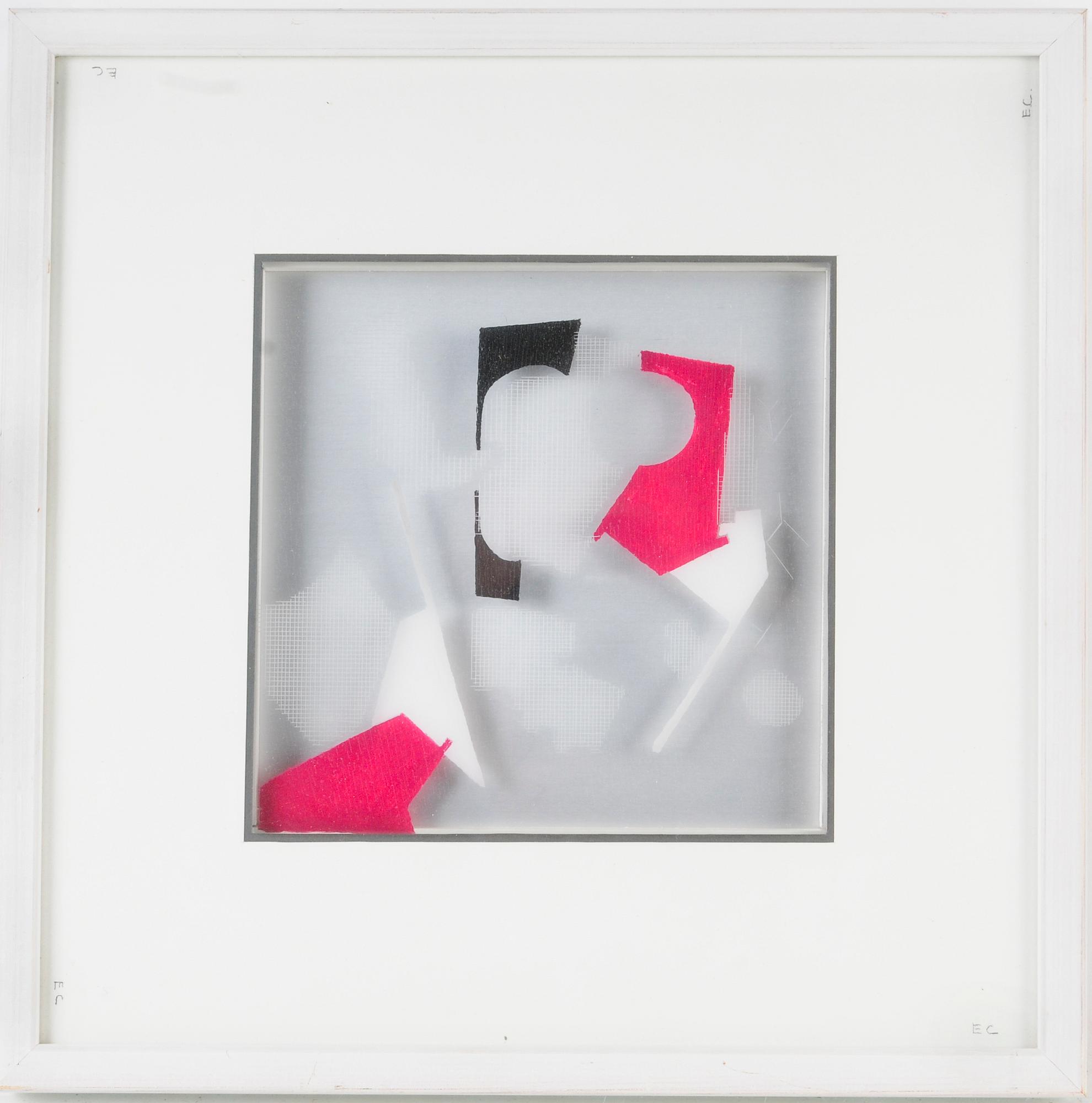 ERIK CHAMBERT, plexiglas, monogramsign.