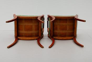 TABURETTER, 1 par, Karl Johan, 1800-talets första hälft.