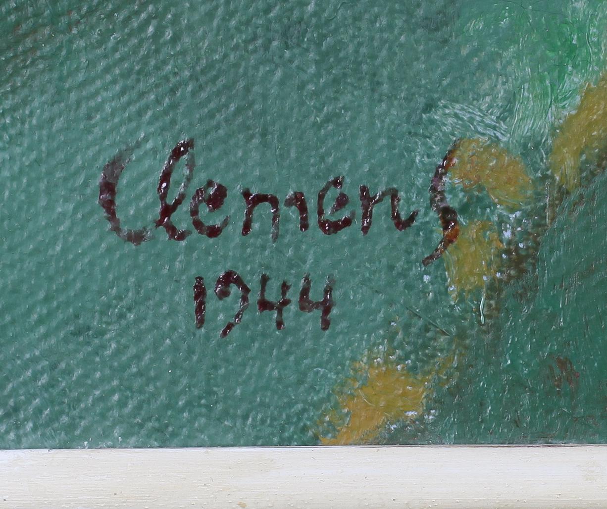 CURT CLEMENS, olja på duk, signerad och daterad 1944.