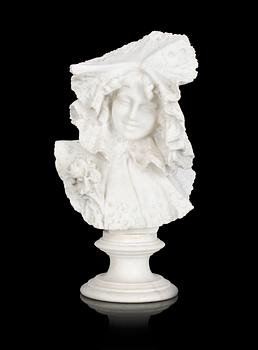 SKULPTUR, alabaster, 1900-tal.