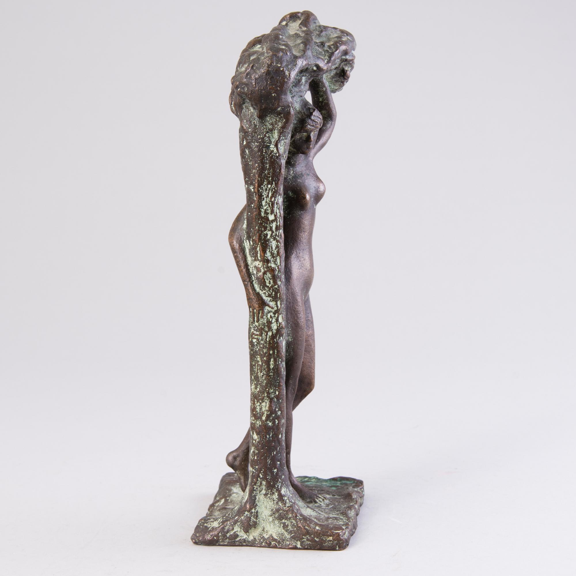 MATTI HAUPT, bronze, signed.