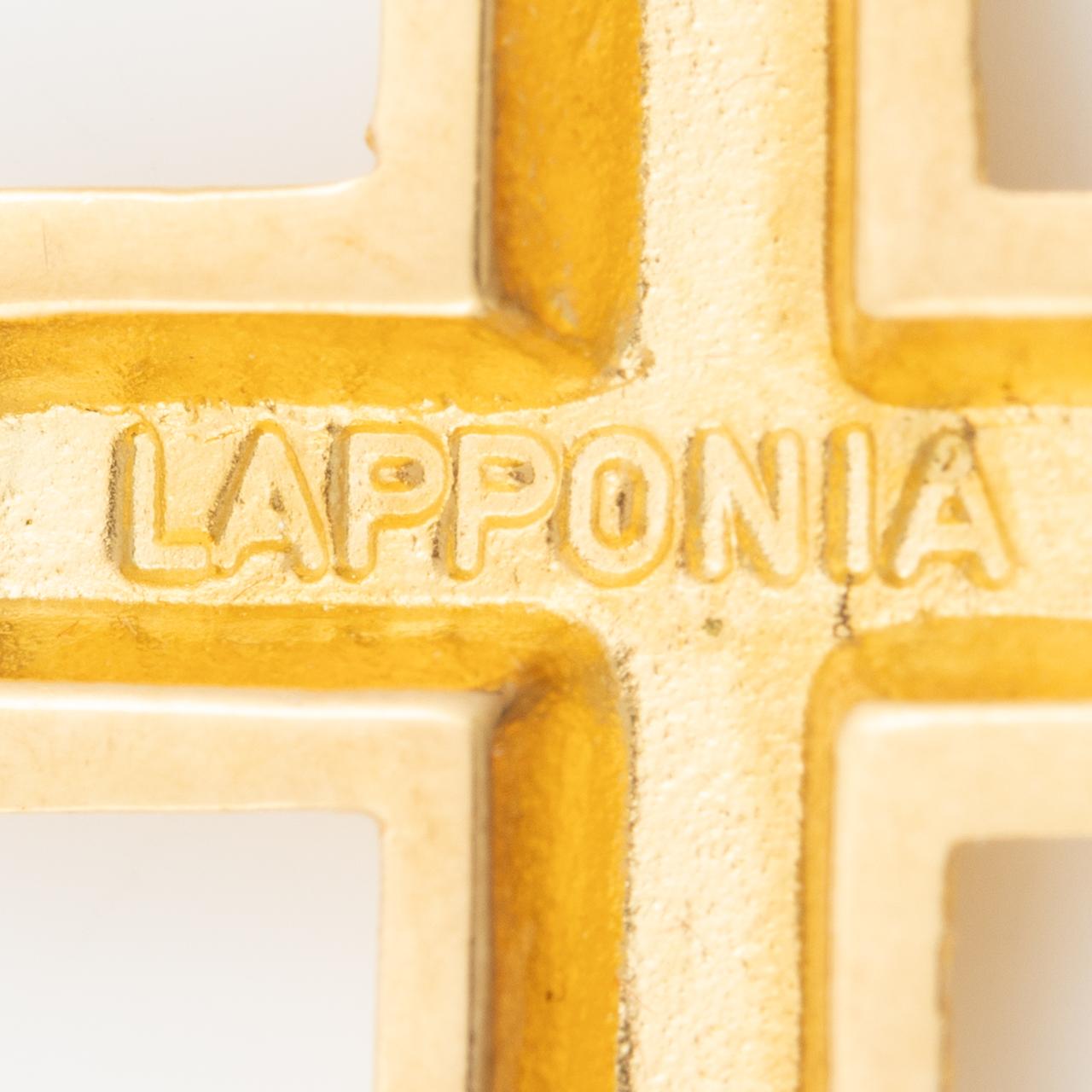 Lapponia, cross 18K gold, Finland.