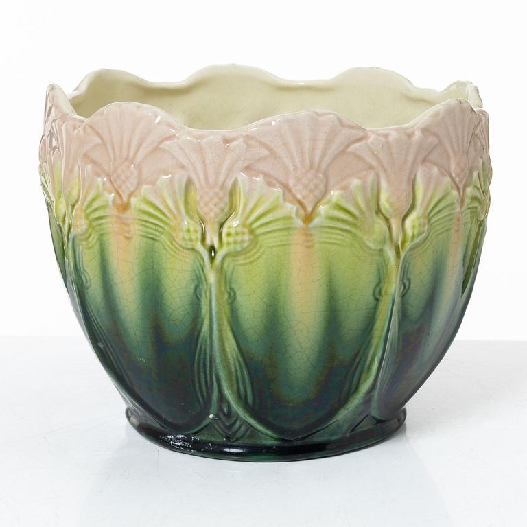 Ytterfoder, majolika, jugend, Rörstrand, tidigt 1900-tal.