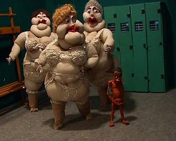 422. Nathalie Djurberg, "Hungry Hungry Hippoes".