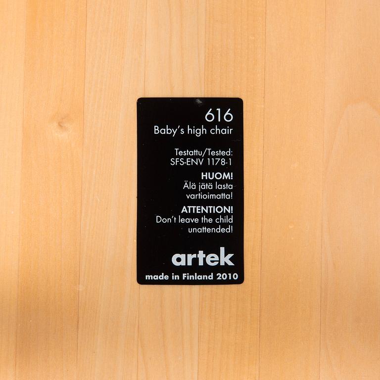 Ben af Schultén, a 'Baby's high chair' 616 for Artek 2010.