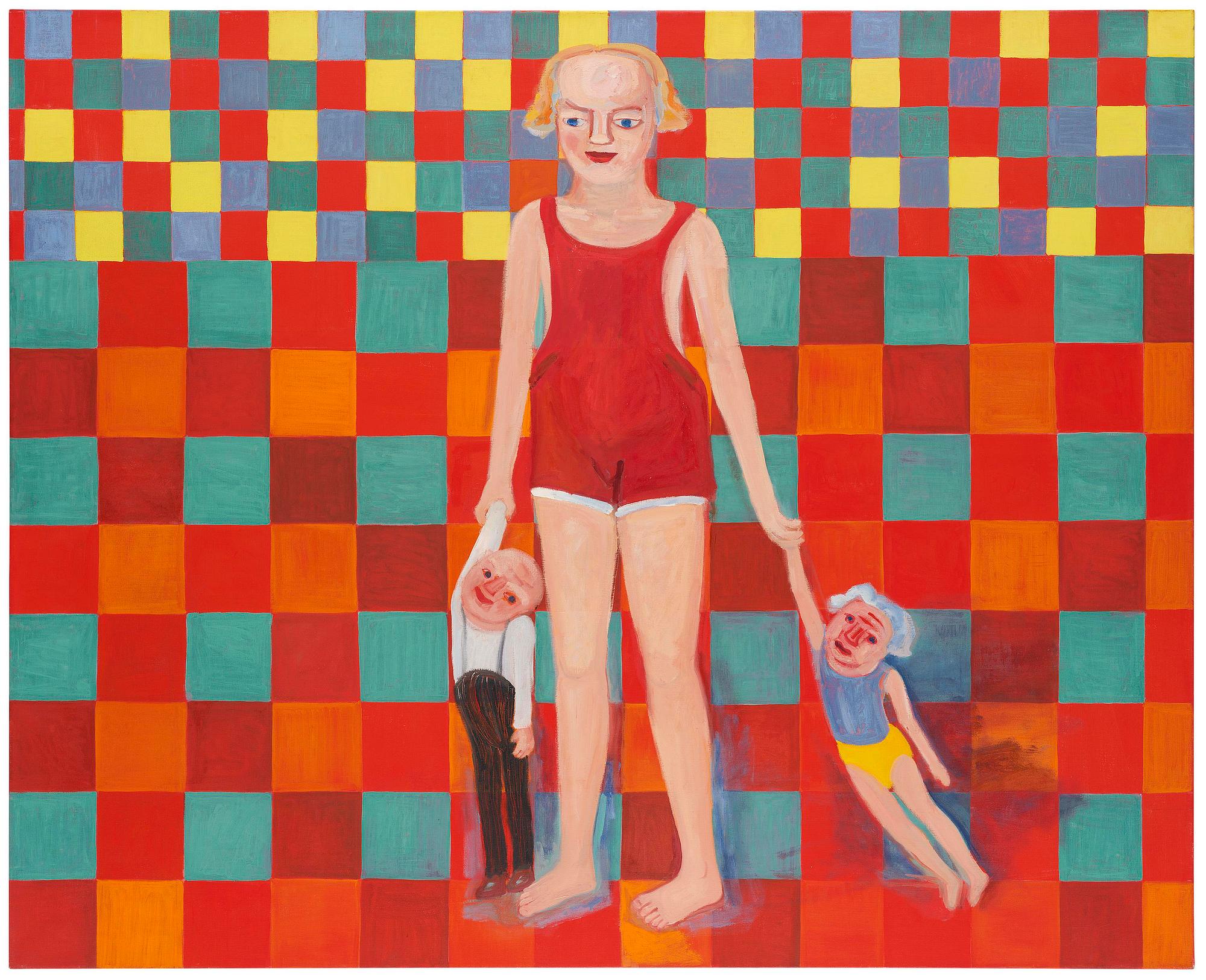 Lena Cronqvist, "Flicka med dockor".