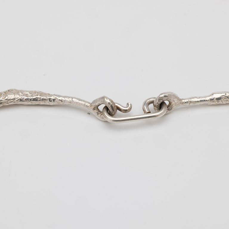 Theresia Hvorslev, Silver necklace, MEMA Lidköping 1974-1975.