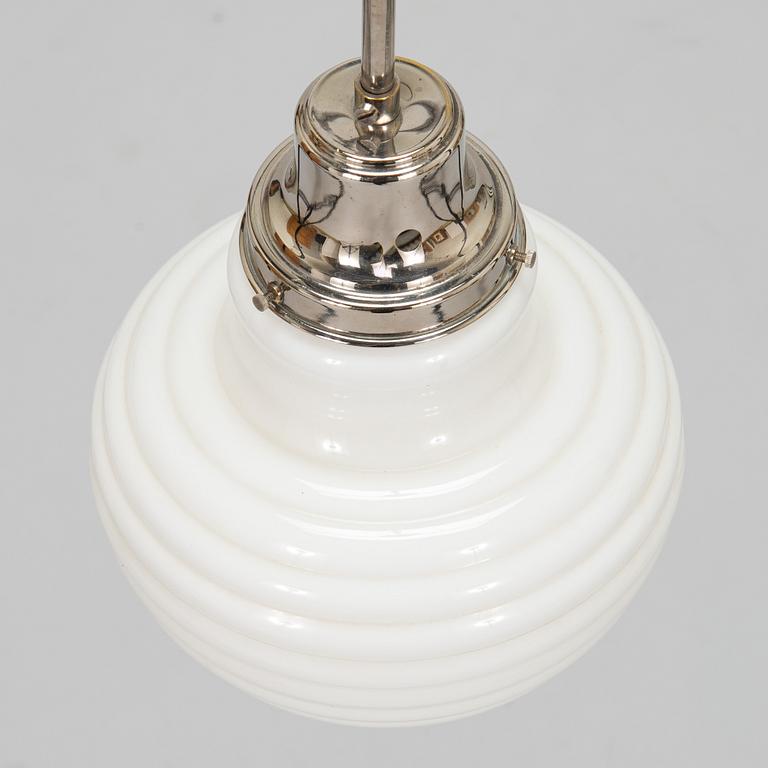 Paavo Tynell, a 1930's '554' pendant light for Taito Finland.