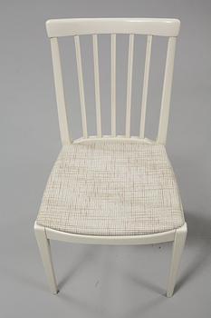 STOLAR, 3 st, "Herrgården", Carl Malmsten, Åfors Möbelfabrik, 1900-talets andra hälft.
