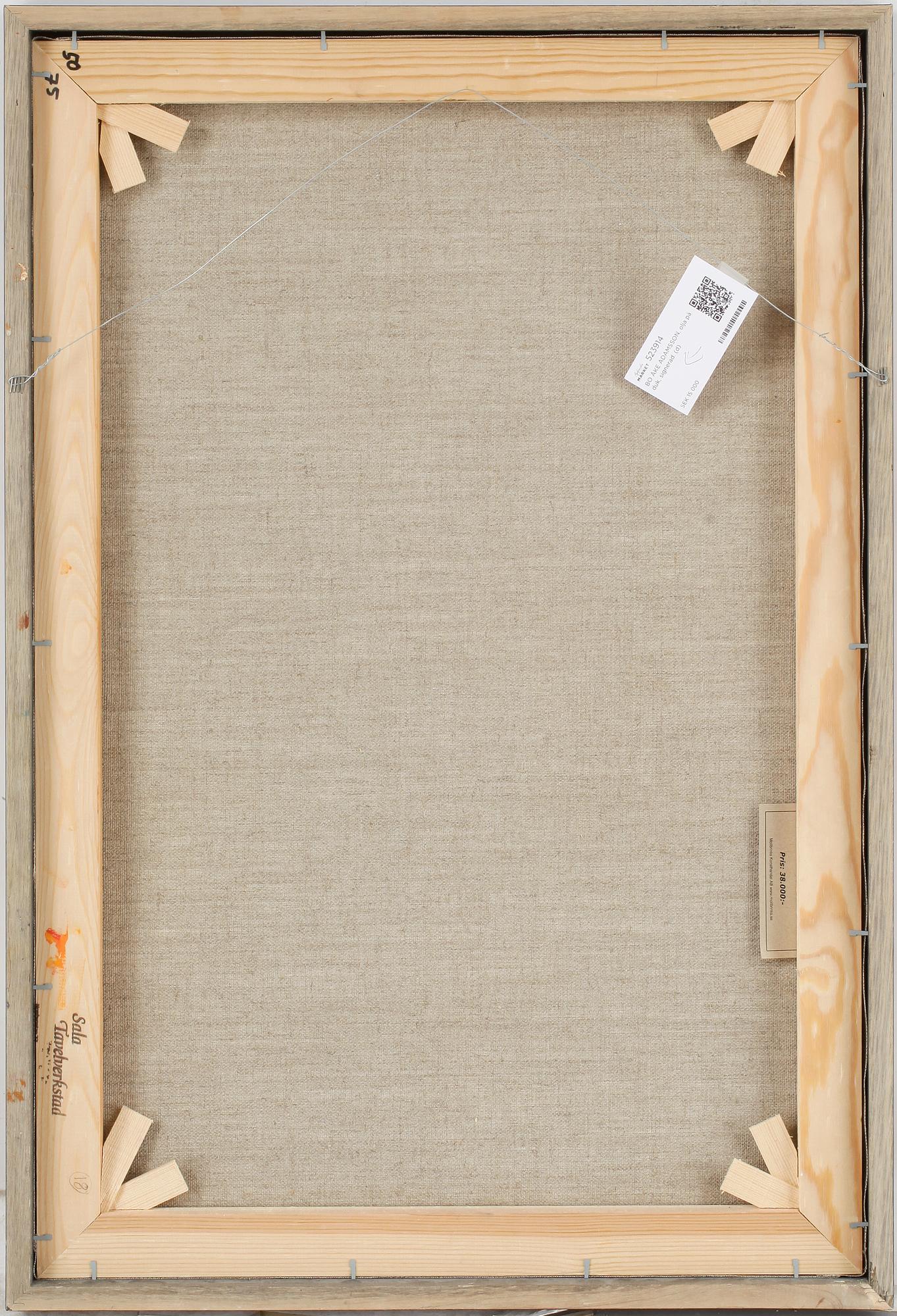 BO ÅKE ADAMSSON, olja på duk, signerad.