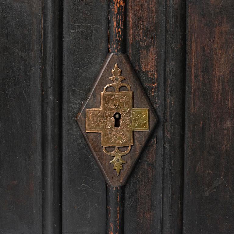 Kabinettskåp, Holland, sent 1600-tal, Barock.