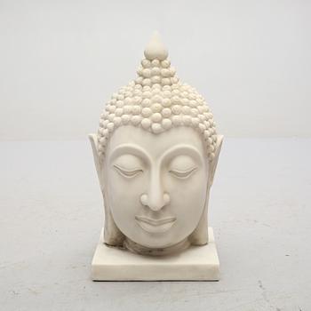 BUDDHAHUVUD, gjutmassa, 1900-talets andra hälft.