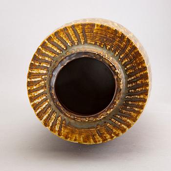 A stoneware floor vase by Gunnar Nylund, Rörstrand.