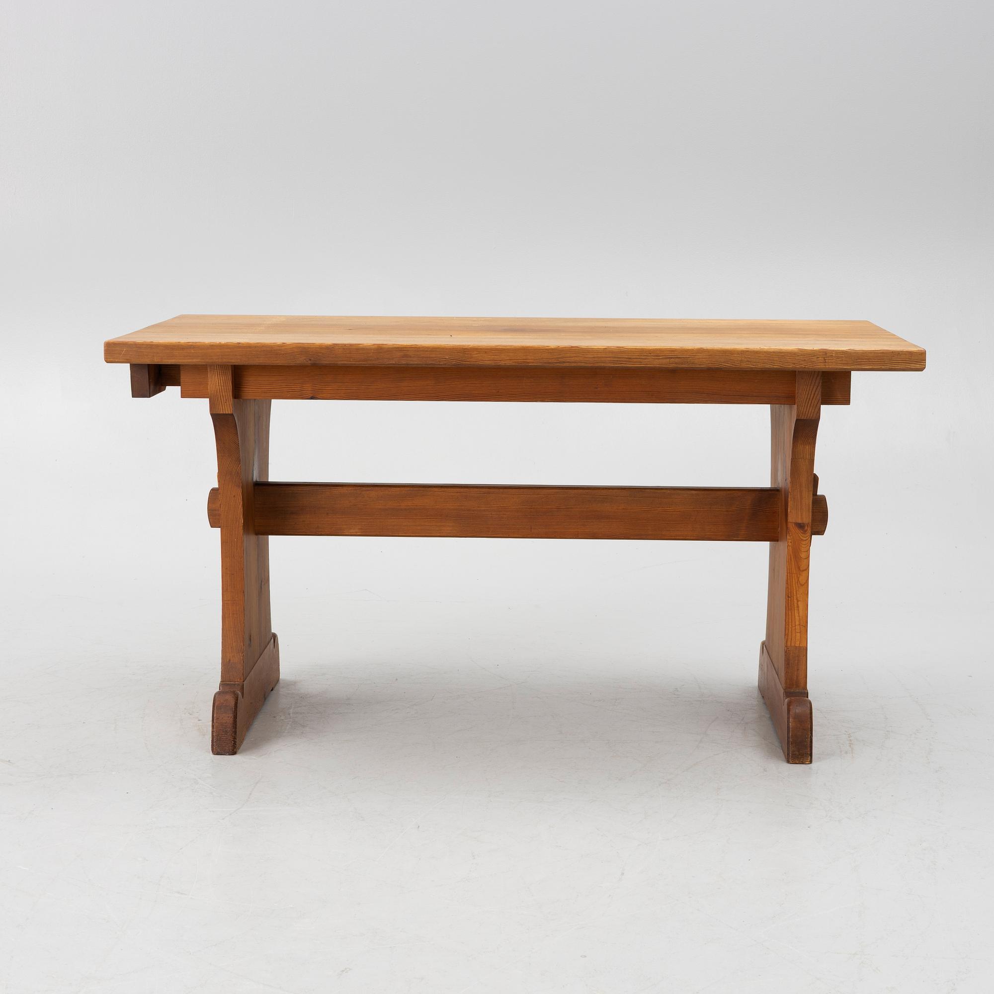 Nordiska Kompaniet, a 'Lovö' dining table, 1940s.
