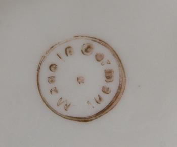 KANDELABRAR, ett par, porslin, Schierholtz.