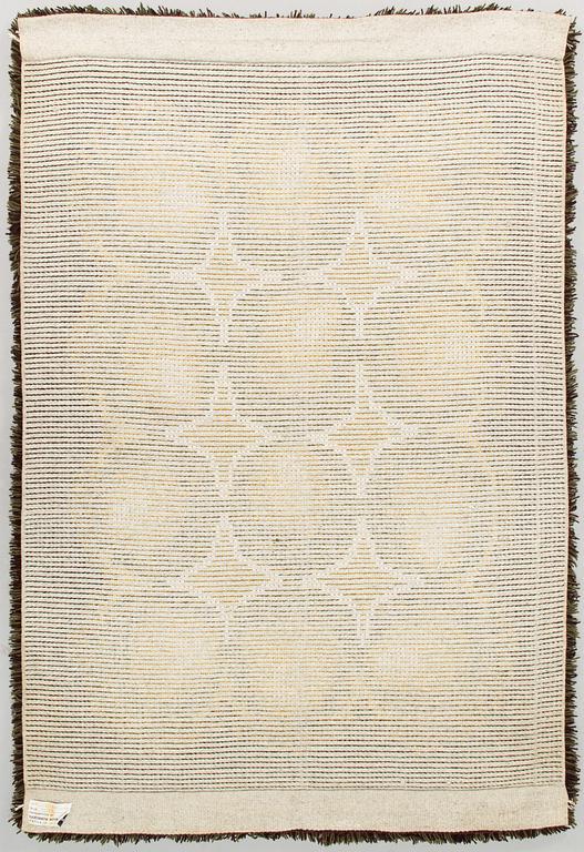 Laila Seppä, ryijy, 'Simpukat', 1960-luku. 158x105 cm.