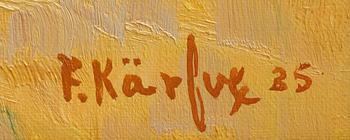 FRITZ KÄRFVE, olja på duk, sign o dat 35.