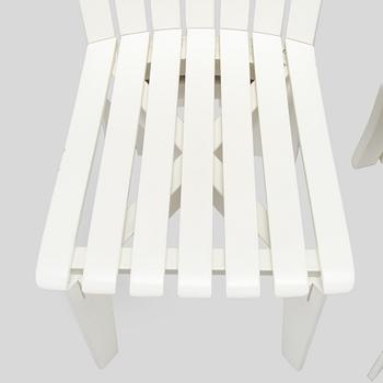 Alvar & Aino Aalto, trädgårdsmöblemang, 5 delar, "Aurinko"-serien, Artek, 2000-tal.