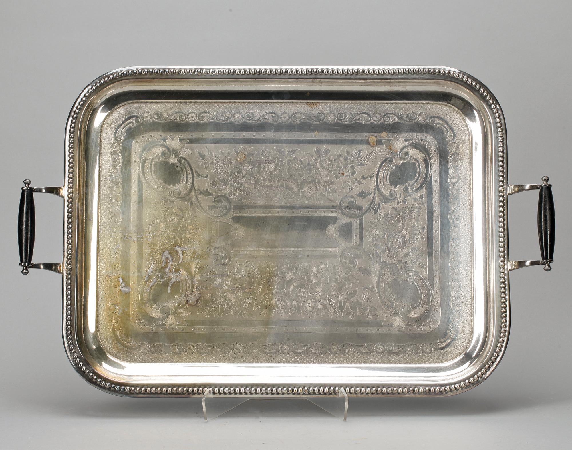 PRAKTBRICKA, nysilver, tidigt 1900-tal.