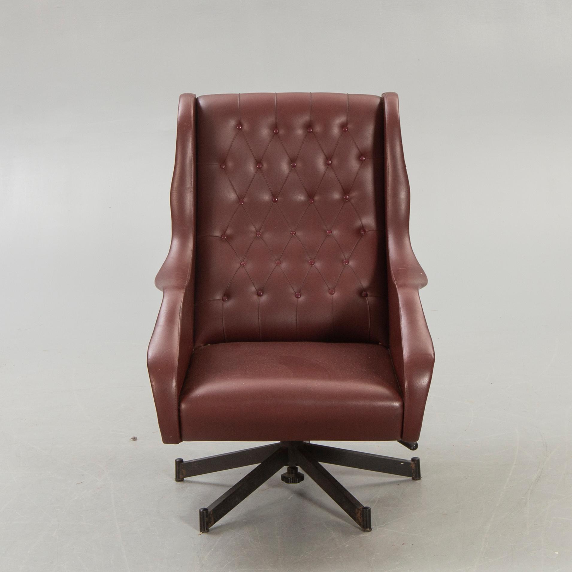 Osvaldo Borsani, snurrfåtölj Italien 1960-tal.