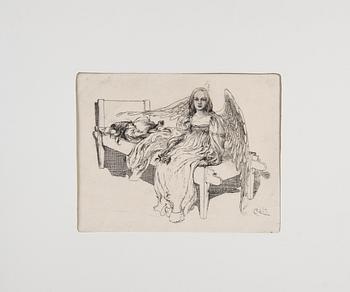 PARTI GRAFIK, ca 50 delar. Bl a Carl Larsson, Roland Svensson.